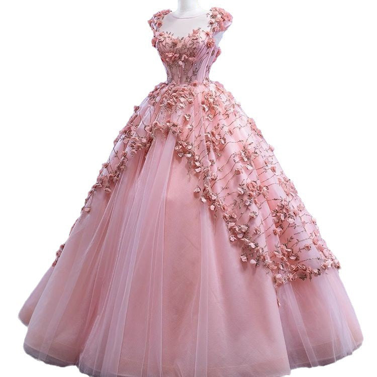 Fliessendes 3D-Blumen-Top mit ausgestellter Taille – Bild 5 | LuxeStyle