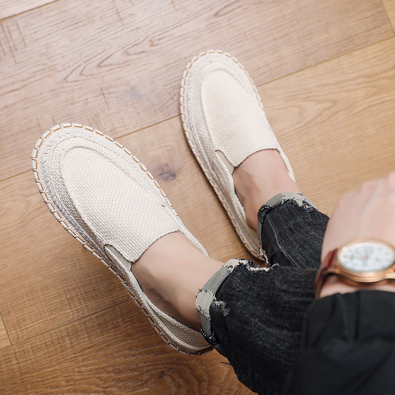Herren Canvas Loafers im Beijing-Stil