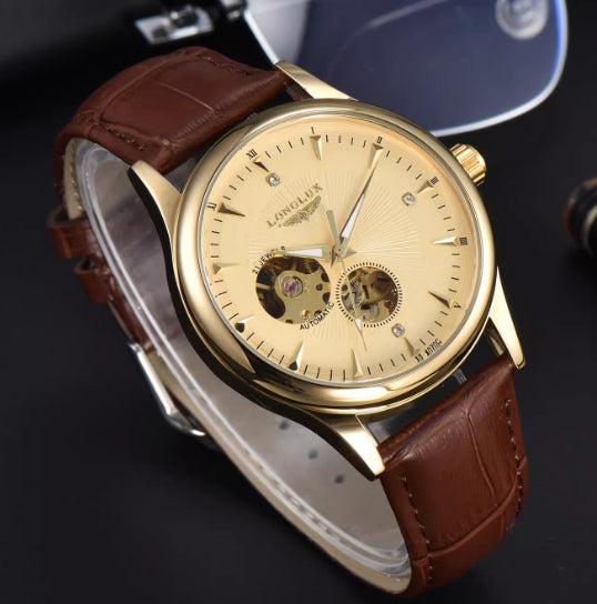Automatische Armbanduhr aus Leder – Ansicht 8