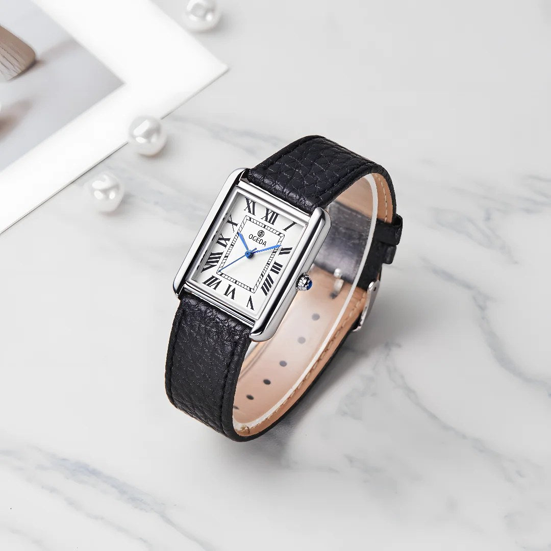Eckige Herrenuhr Manhattan · Tank-Stil – LuxeStyle Schweiz