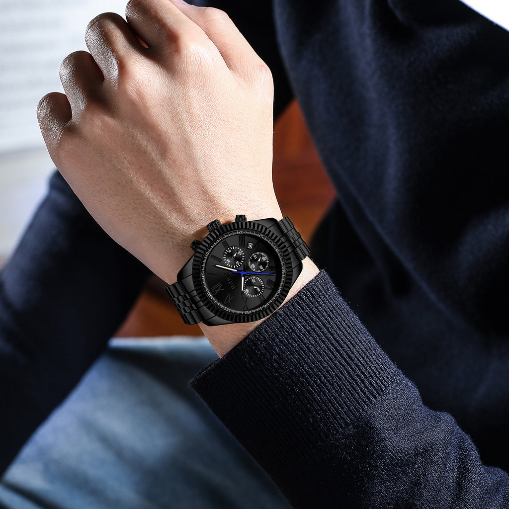 Business Armbanduhr mit Edelstahlband