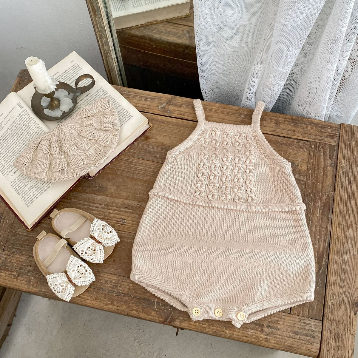 Kinder Strick-Overall | LuxeStyle
