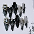 Barocke Beauty-Kamee Nagelsticker