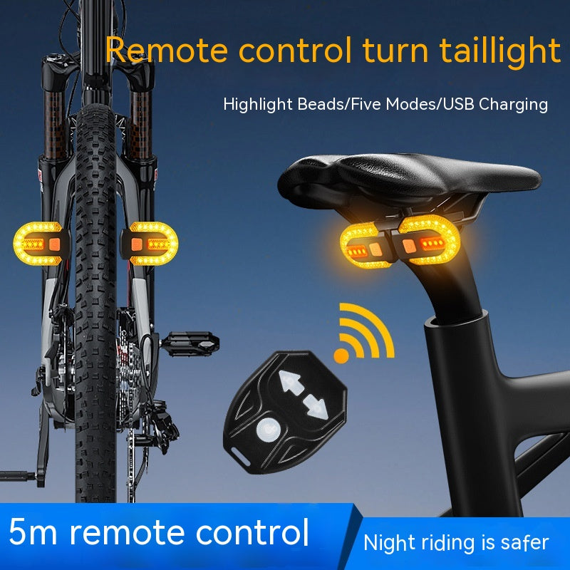 Velo-Rücklicht mit Blinker & Fernbedienung