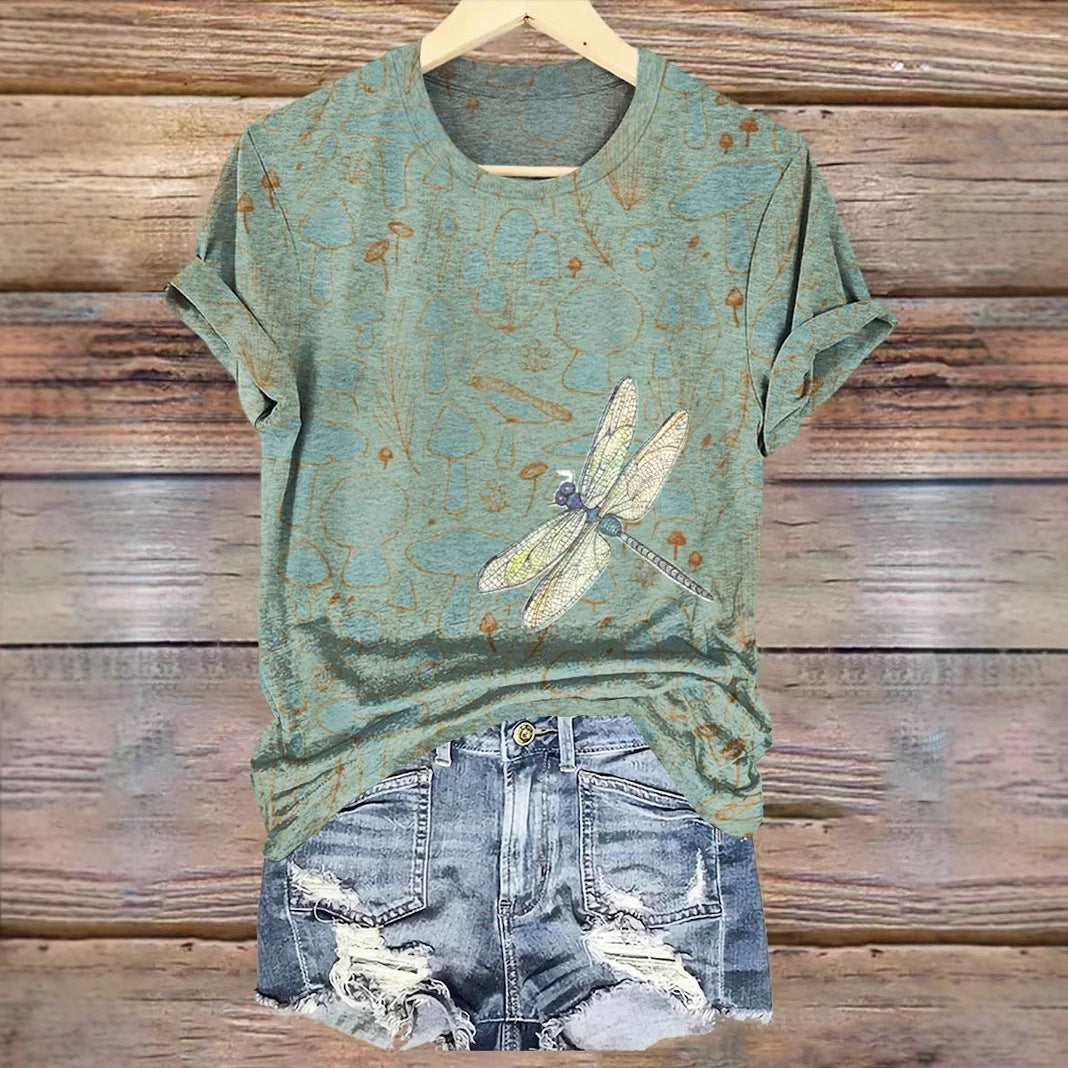 T-Shirt mit 3D-Effekt und Digitaldruck