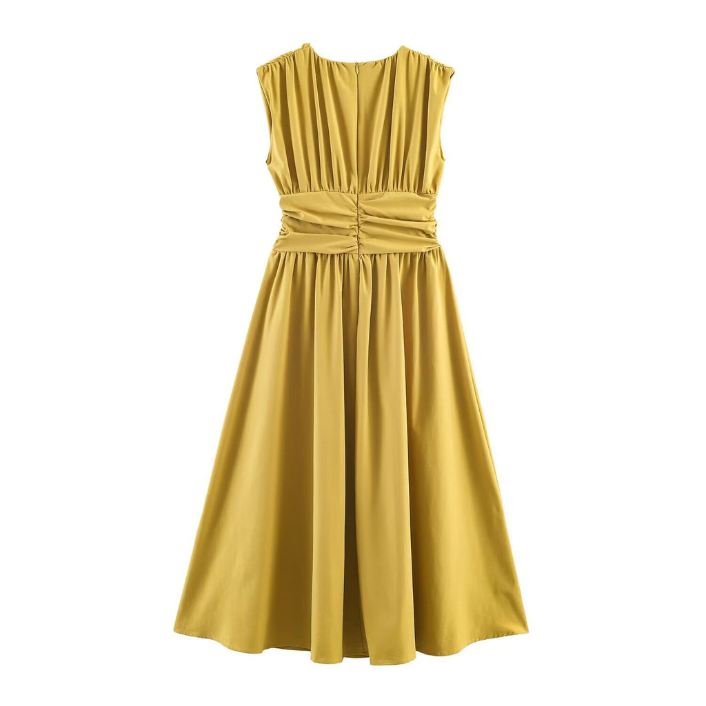 Ärmelloses Sommerkleid mit weitem Schnitt