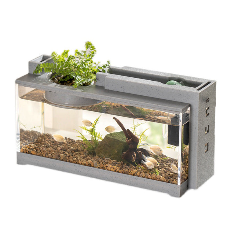 Kleiner Aquarium-Filter mit Wasserpumpe