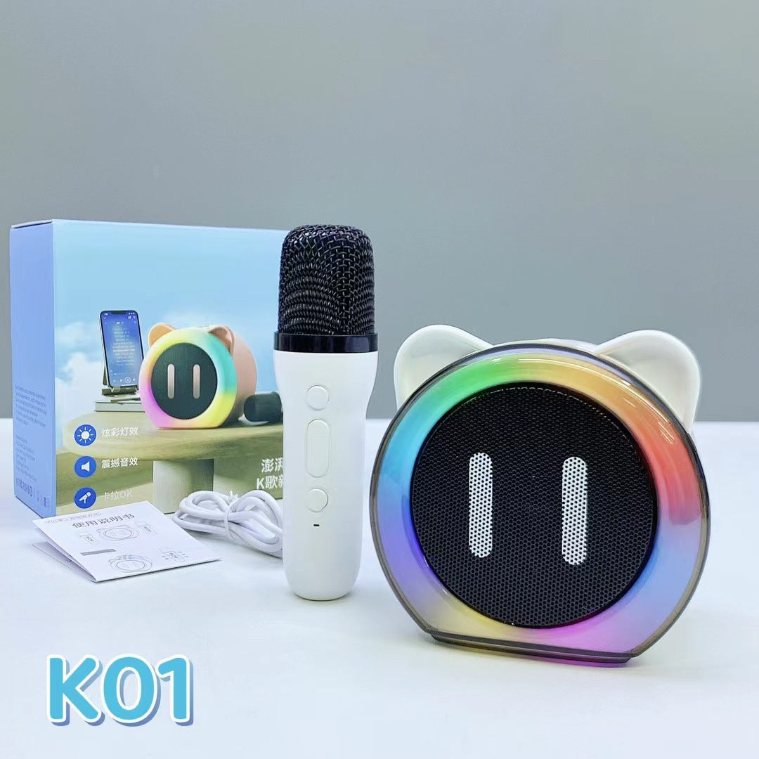 Karaoke Bluetooth Lautsprecher mit Mikrofon