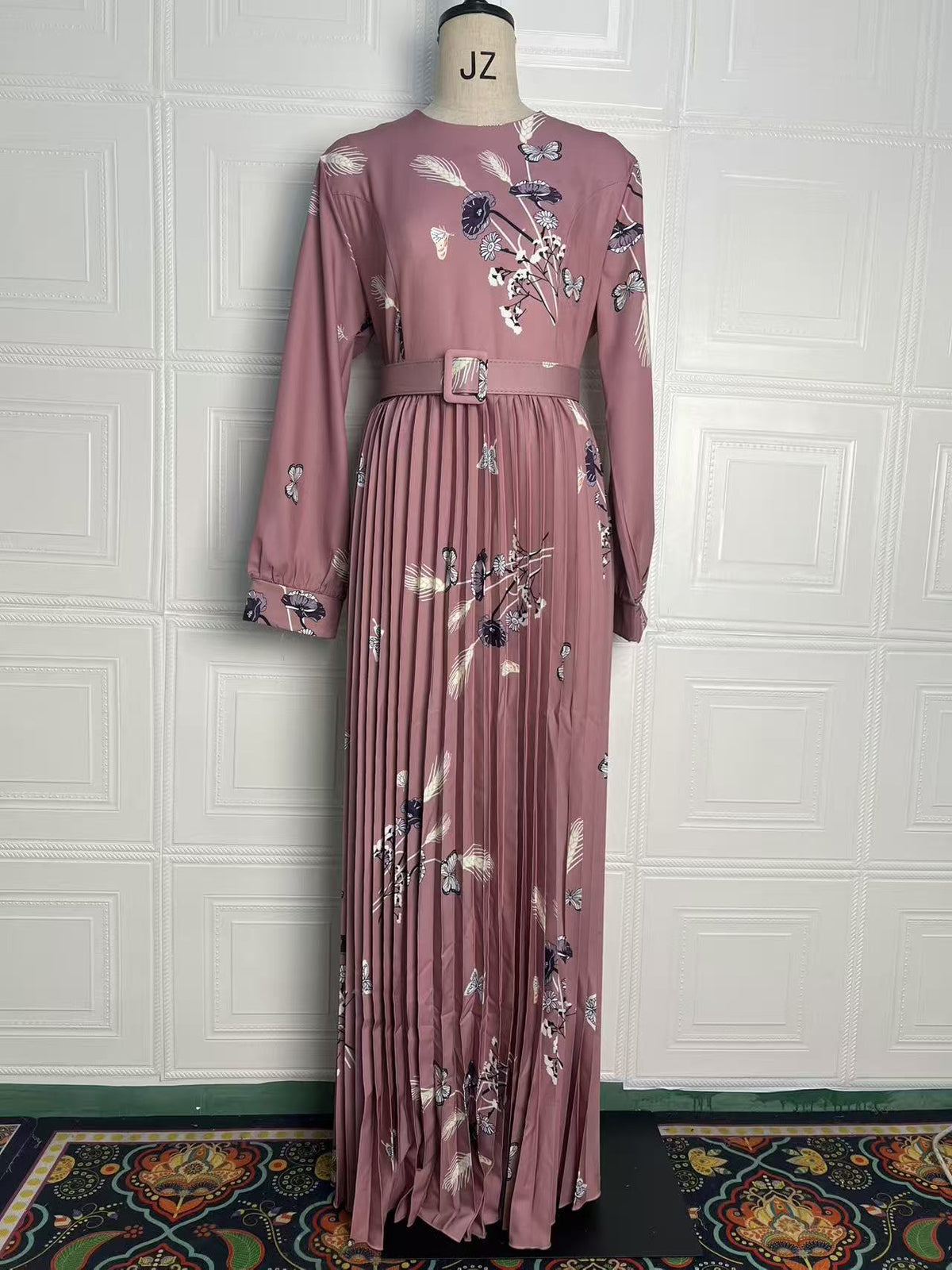 Taillenbetontes Langarmkleid – Bild 3 | LuxeStyle