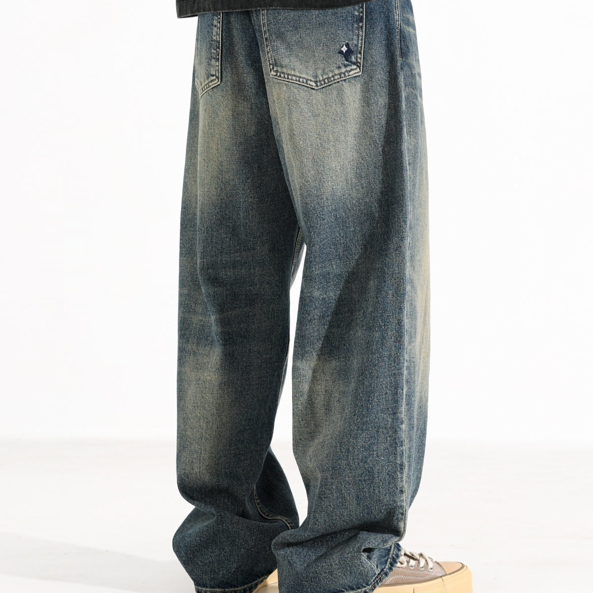 American Retro Loose Fit Jeans für Herren