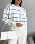 Gestreiftes Langarmshirt für Damen
