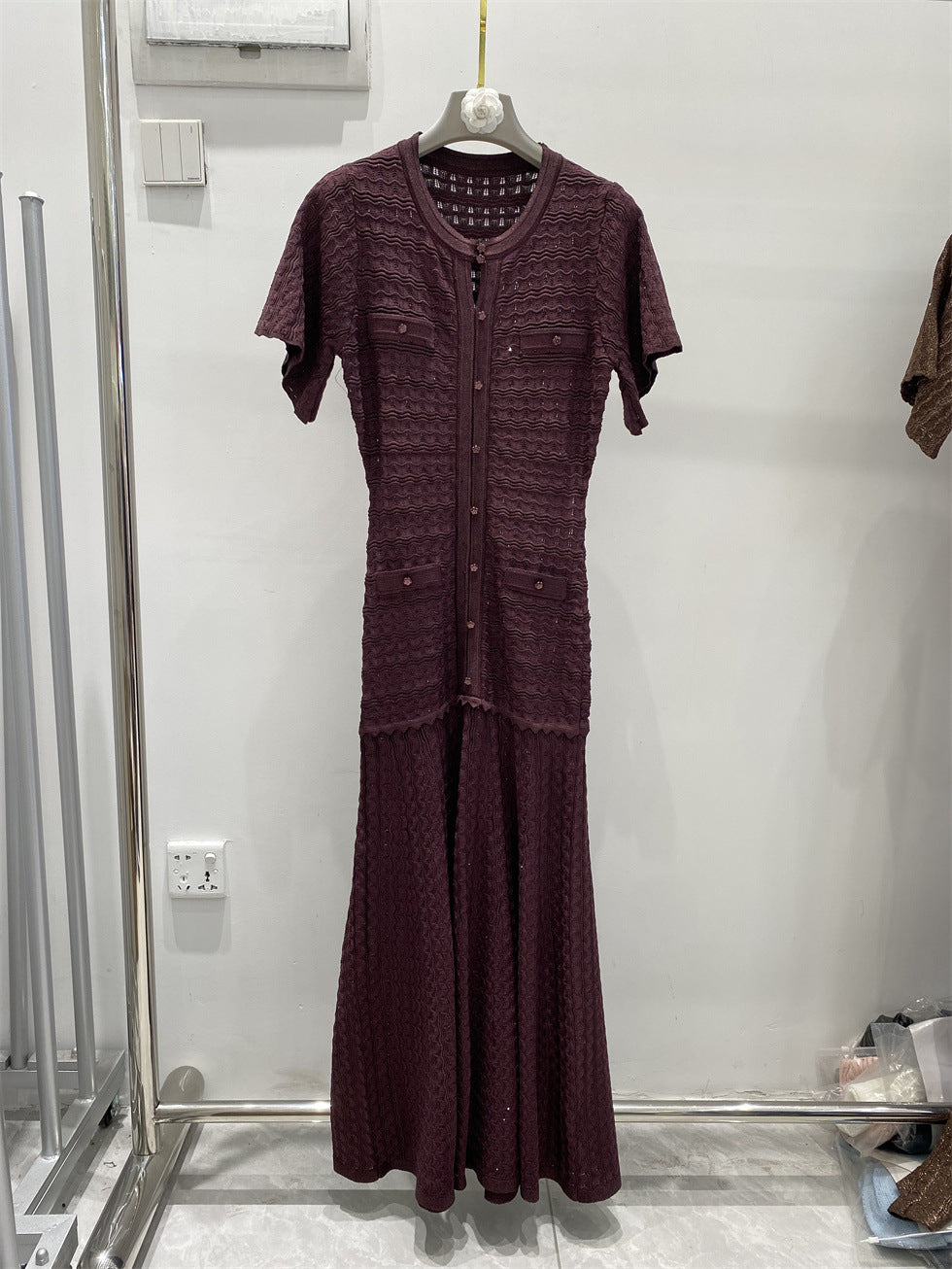 Elegantes Strickkleid – knielang – Bild 6 | LuxeStyle