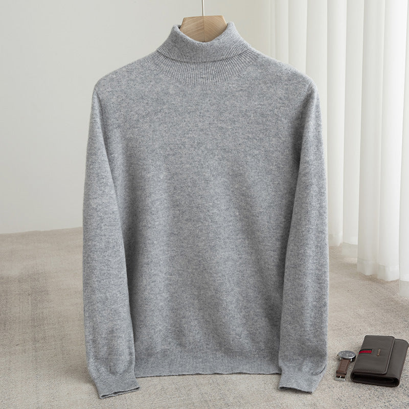 Cashmere-Pullover mit Rollkragen