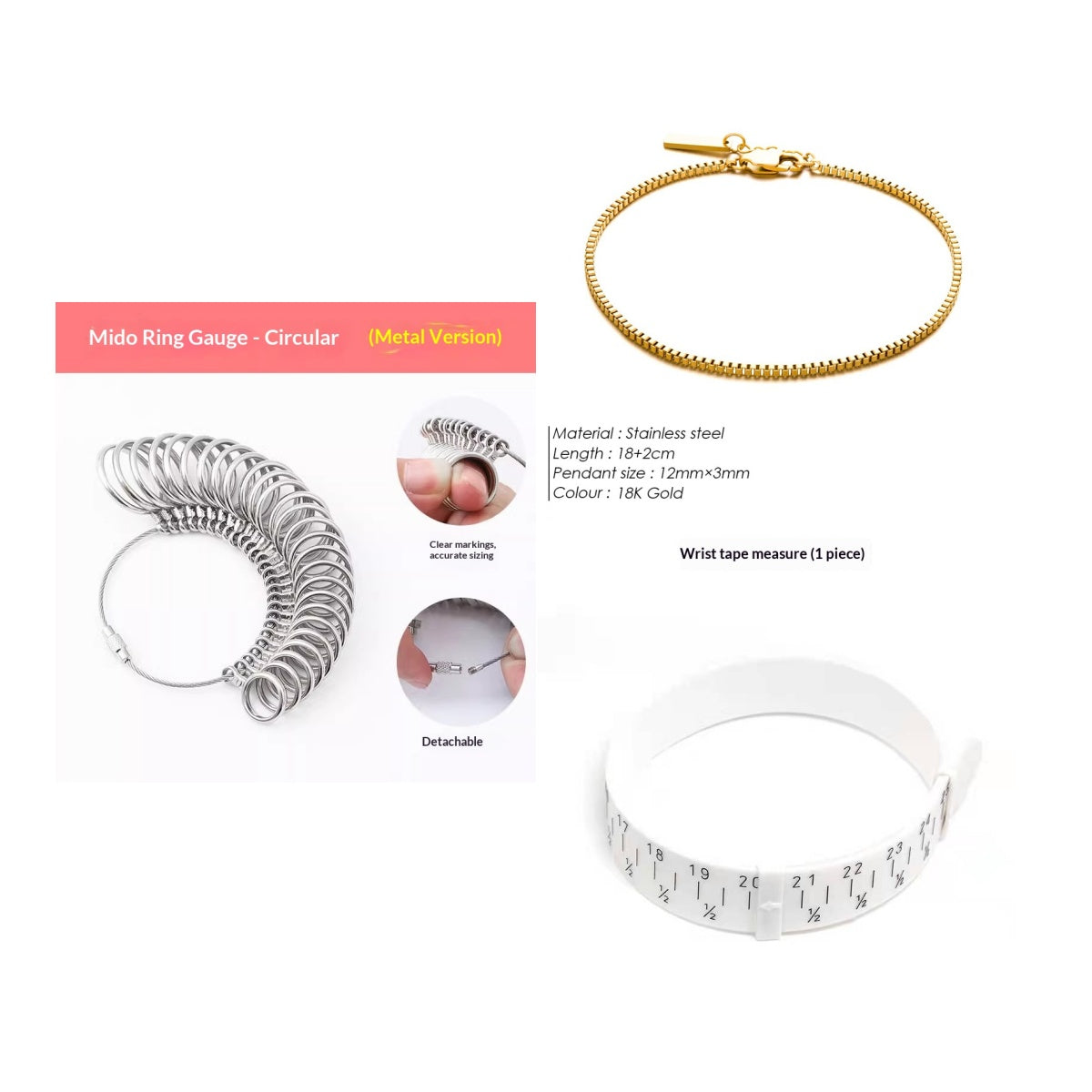 Armband aus Edelstahl für Männer und Frauen | LuxeStyle