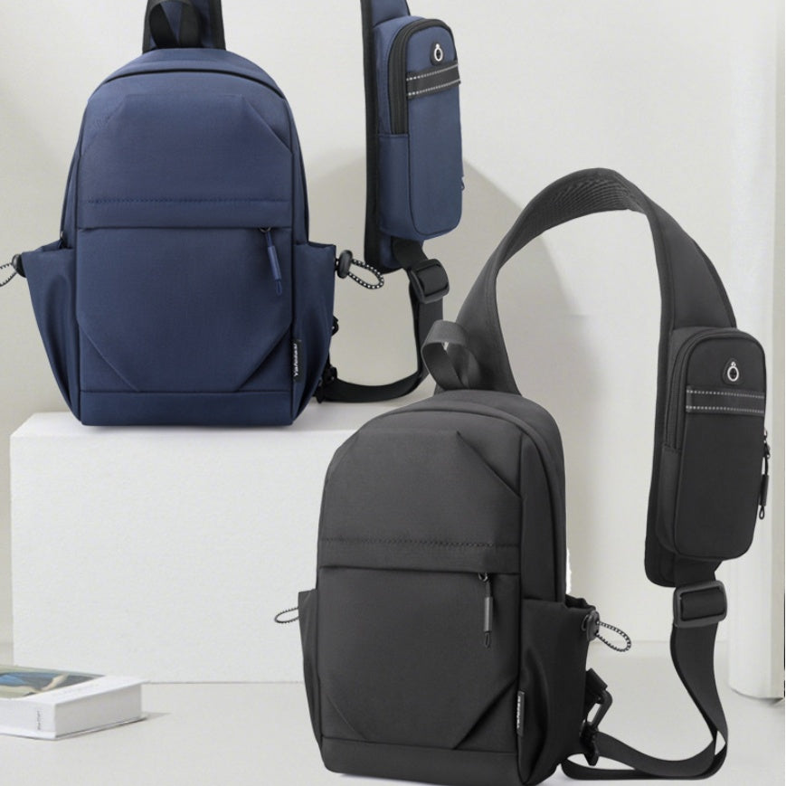 Männer-Rucksack Oxford-Stoff Schultertasche – Bild 5 | LuxeStyle