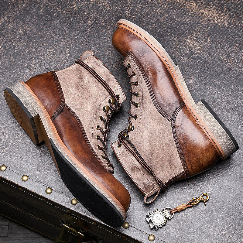 Motorradlederstiefel Herren braun – Bild 9 | LuxeStyle