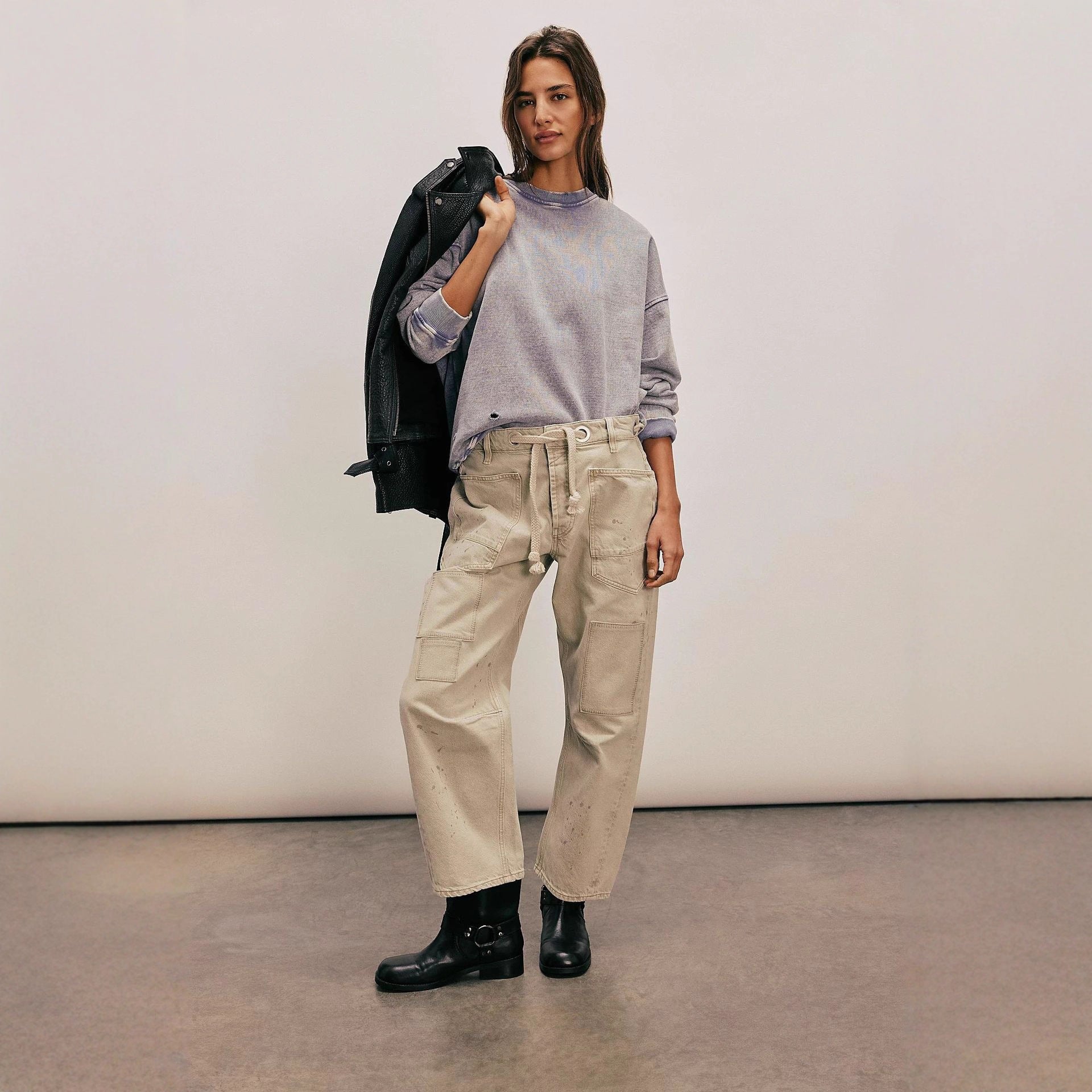 Vintage-Patchwork Jeans