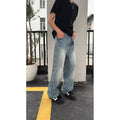Herren Loose-Fit Hose mit Blitzmuster