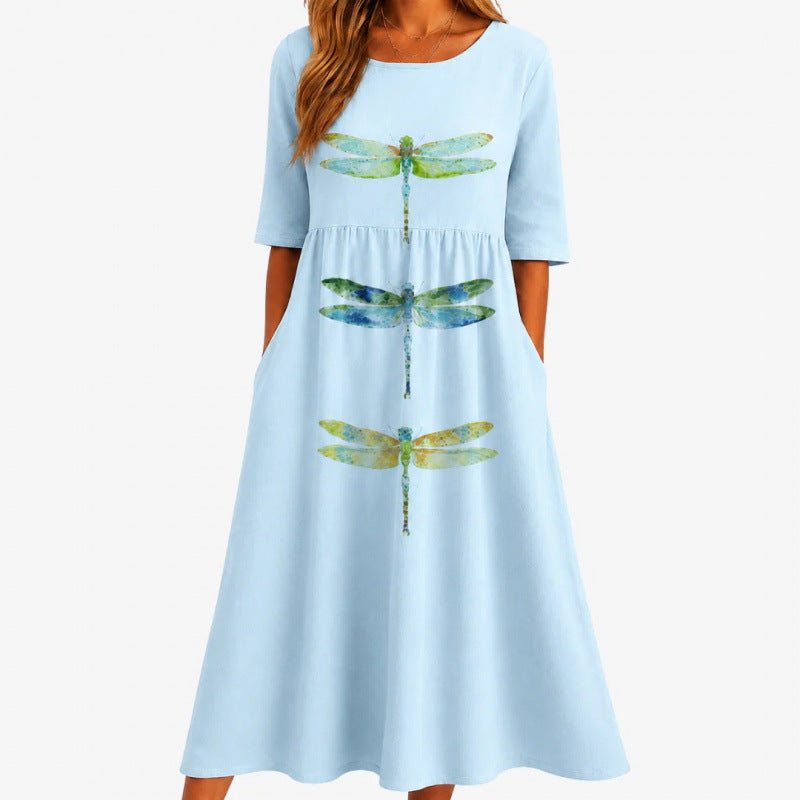 Elegantes Freizeitkleid mit A-Linie