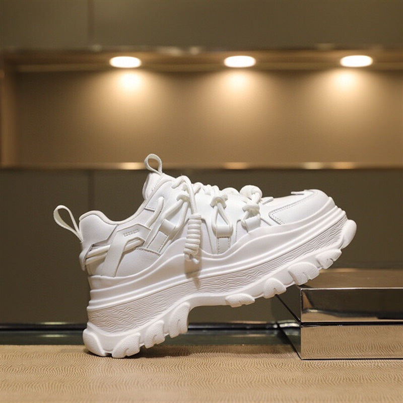 Leder-Plateau-Sneaker für Damen – Bild 10 | LuxeStyle