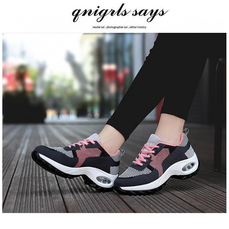 Damen Flyknit Mesh Sneaker mit Luftpolster