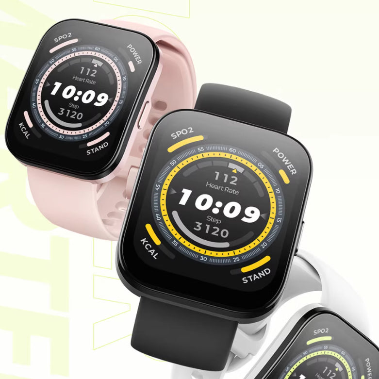 Dawn White Smartwatch mit Puls- und Blutsauerstoffmessung