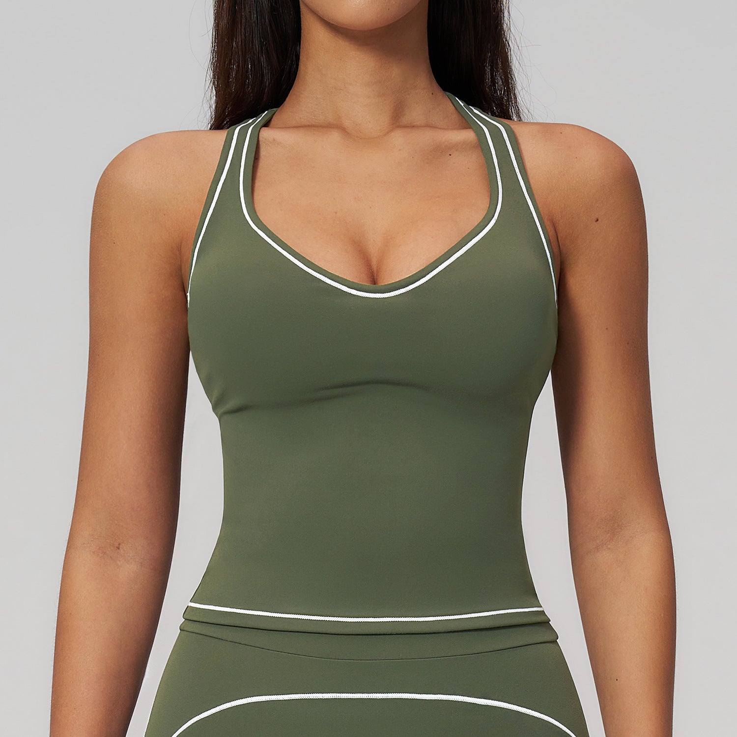 Yoga Tanktop mit Kreuzträgern