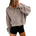 Relaxed Hoodie mit Knopfleiste