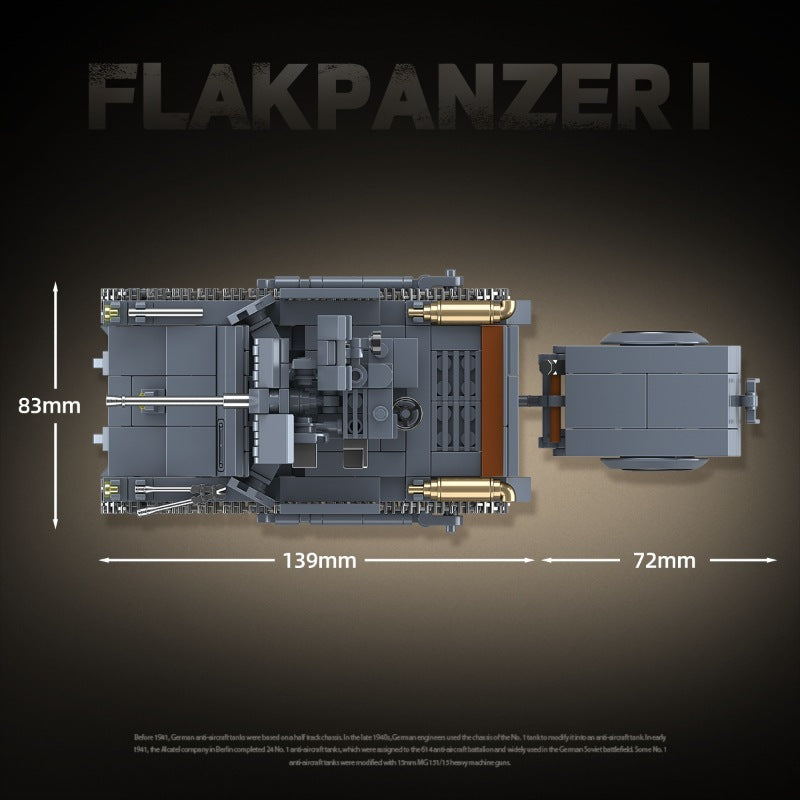 Deutscher Flugabwehr-Panzer Bausteine
