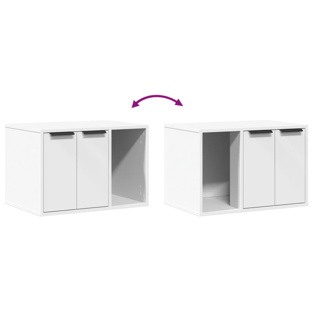 Katzenklo-Schrank aus Holz (60 cm)