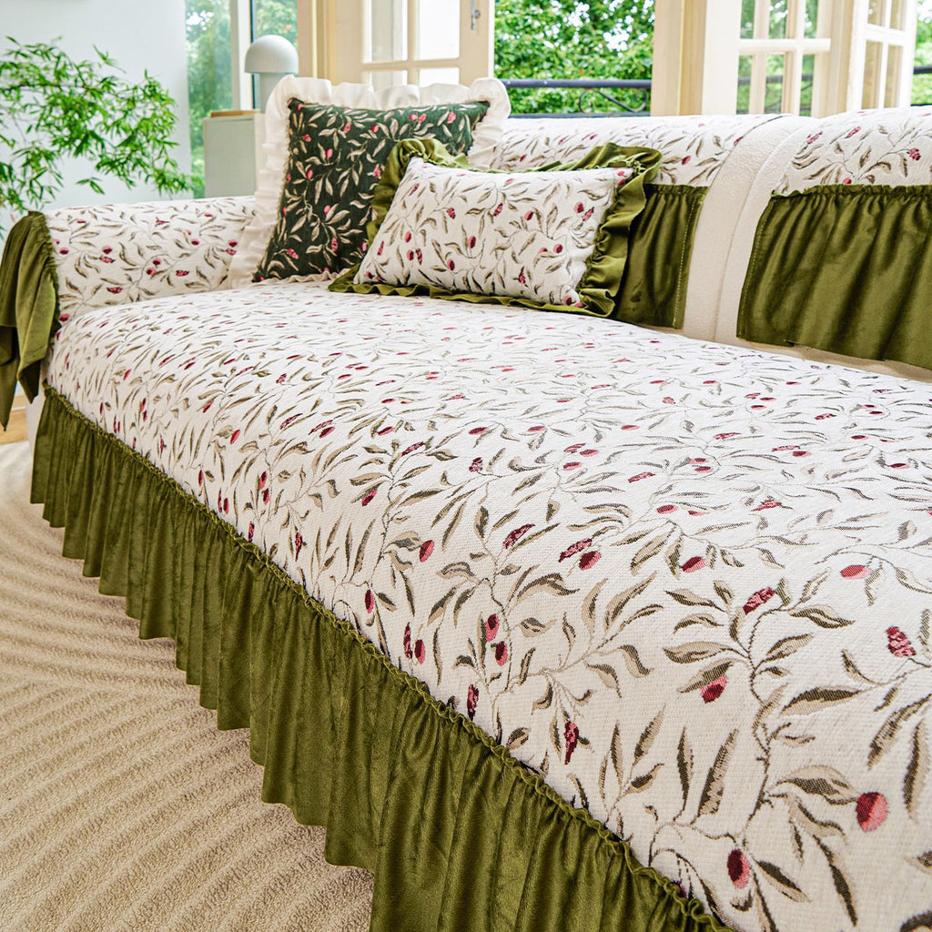 Chenille Sofakissen für alle Jahreszeiten – Bild 3 | LuxeStyle