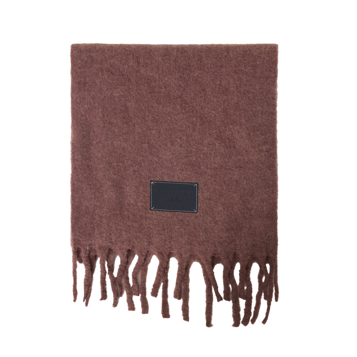 Wollschal mit Fransen – 36×200 cm – Bild 2 | LuxeStyle