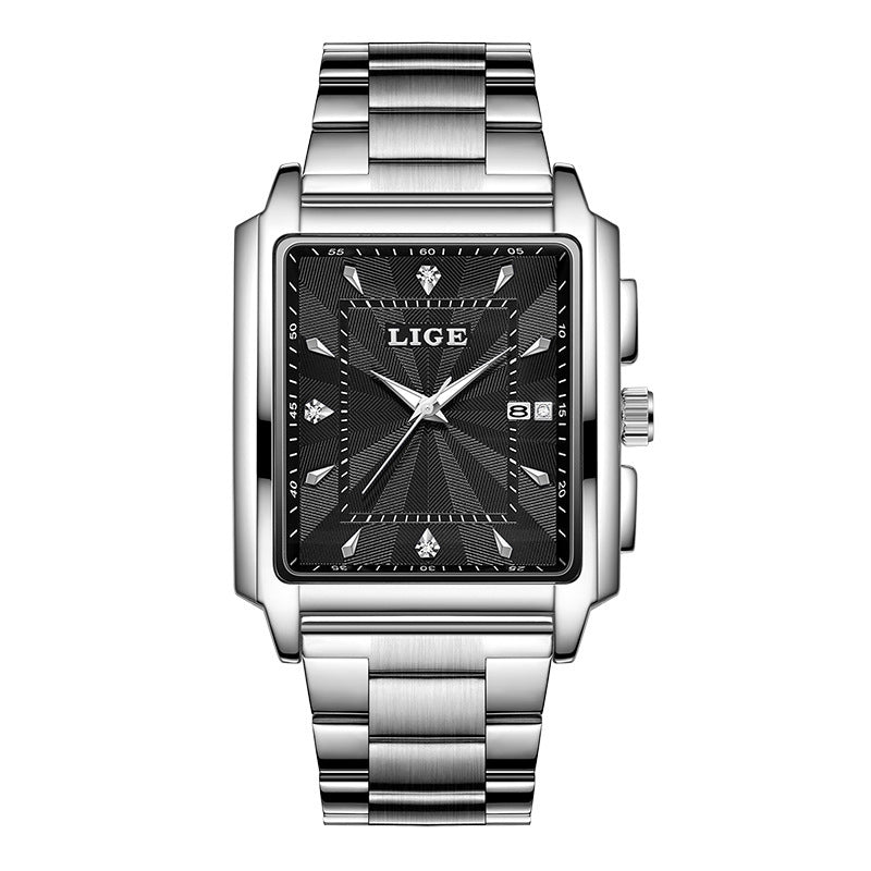 Herren Armbanduhr Quadratisch
