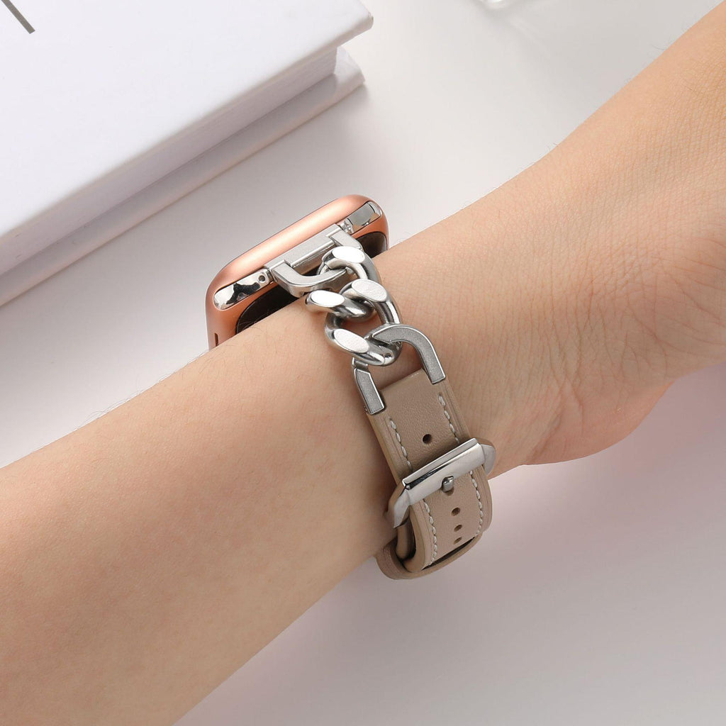 Stahl- und Lederarmband für Smartwatch – Bild 20 | LuxeStyle