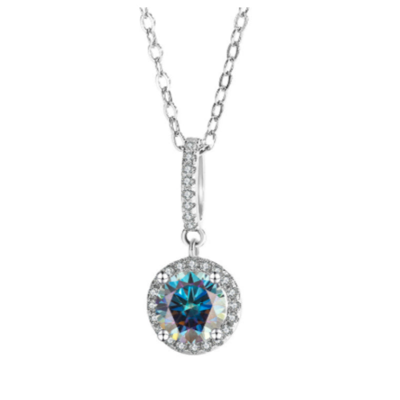 Edles Silber-Pendant mit Moissanit
