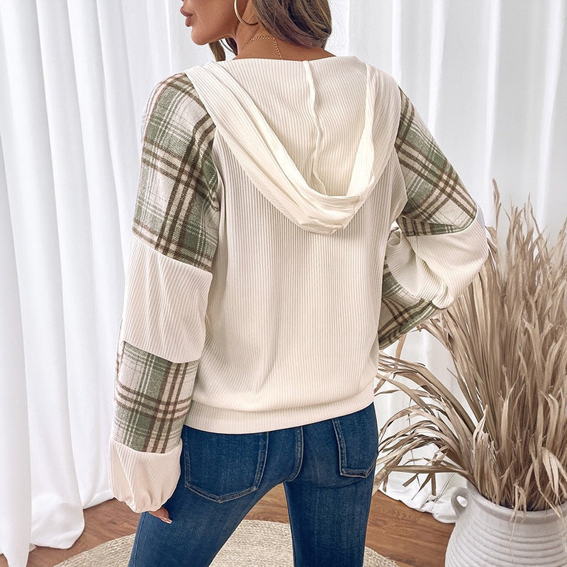 Damen Kapuzenpullover mit langen Ärmeln