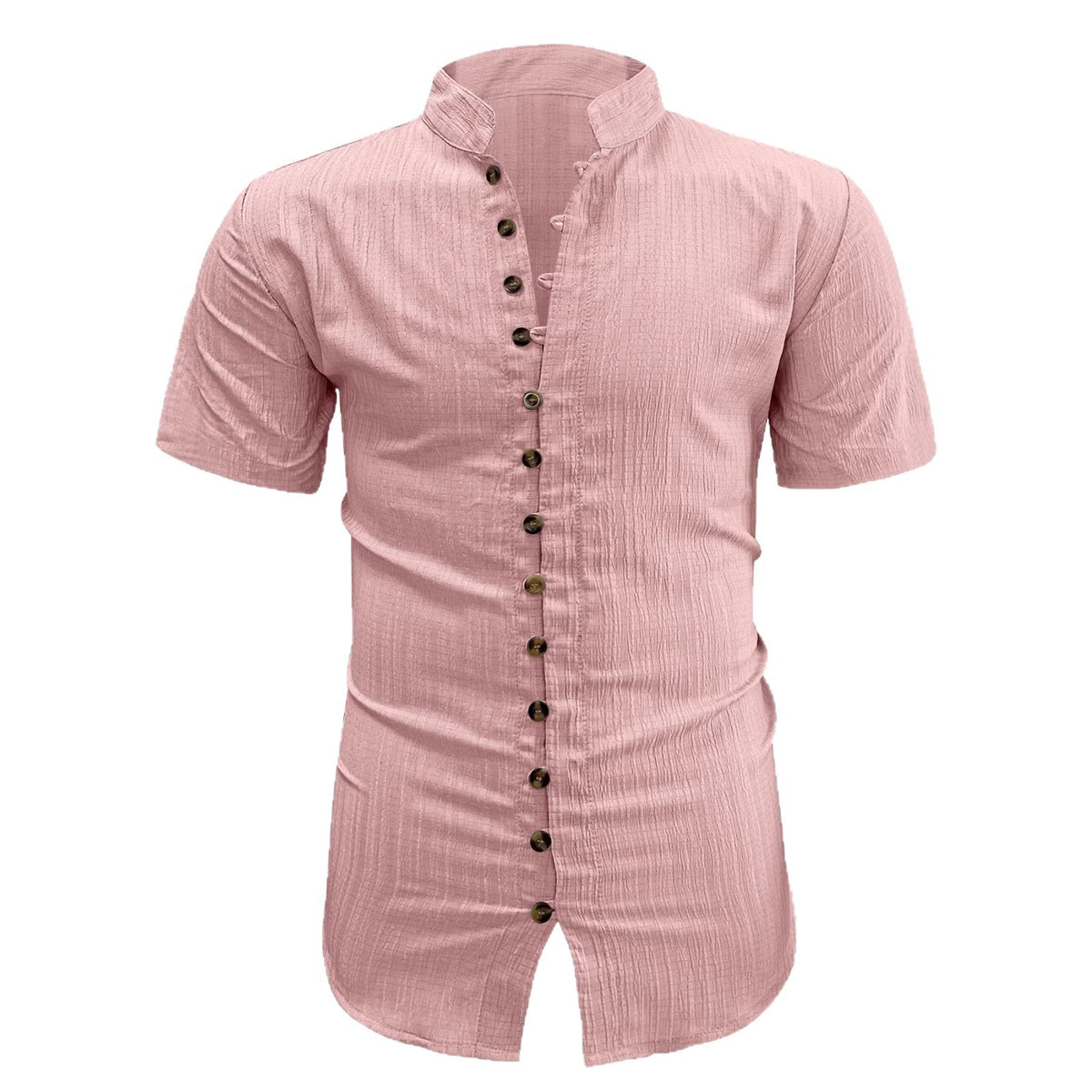 Herren Kurzarm Cardigan Hemd Übergrössen – Bild 11 | LuxeStyle
