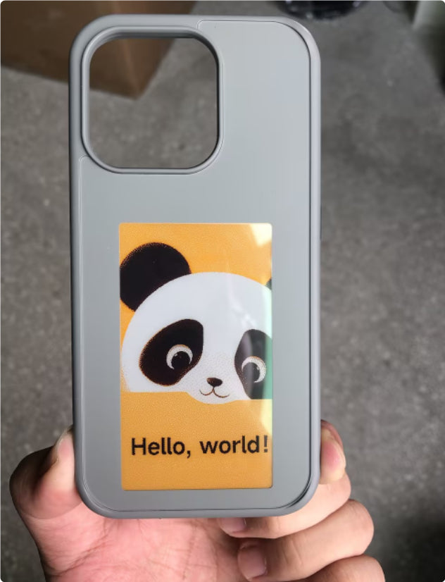 E-Ink Smartphone Hülle mit personalisierbarem Screen