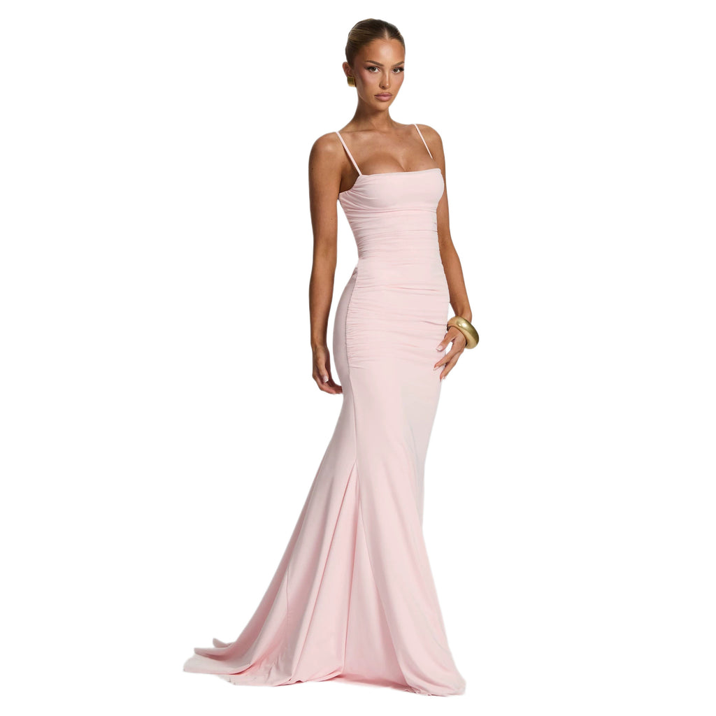 Figurbetontes Etui-Abendkleid mit Rückenschnürung