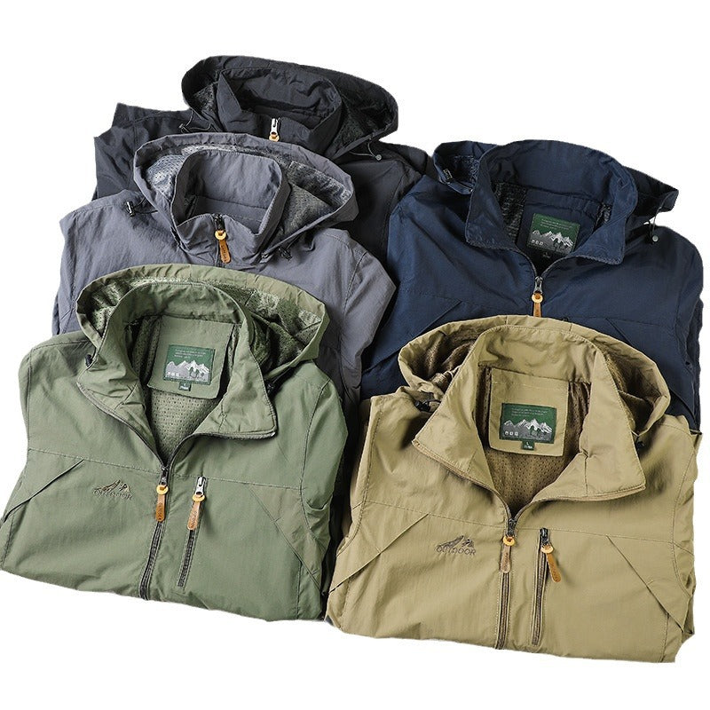 Winddichte Outdoor-Sportjacke für Herren