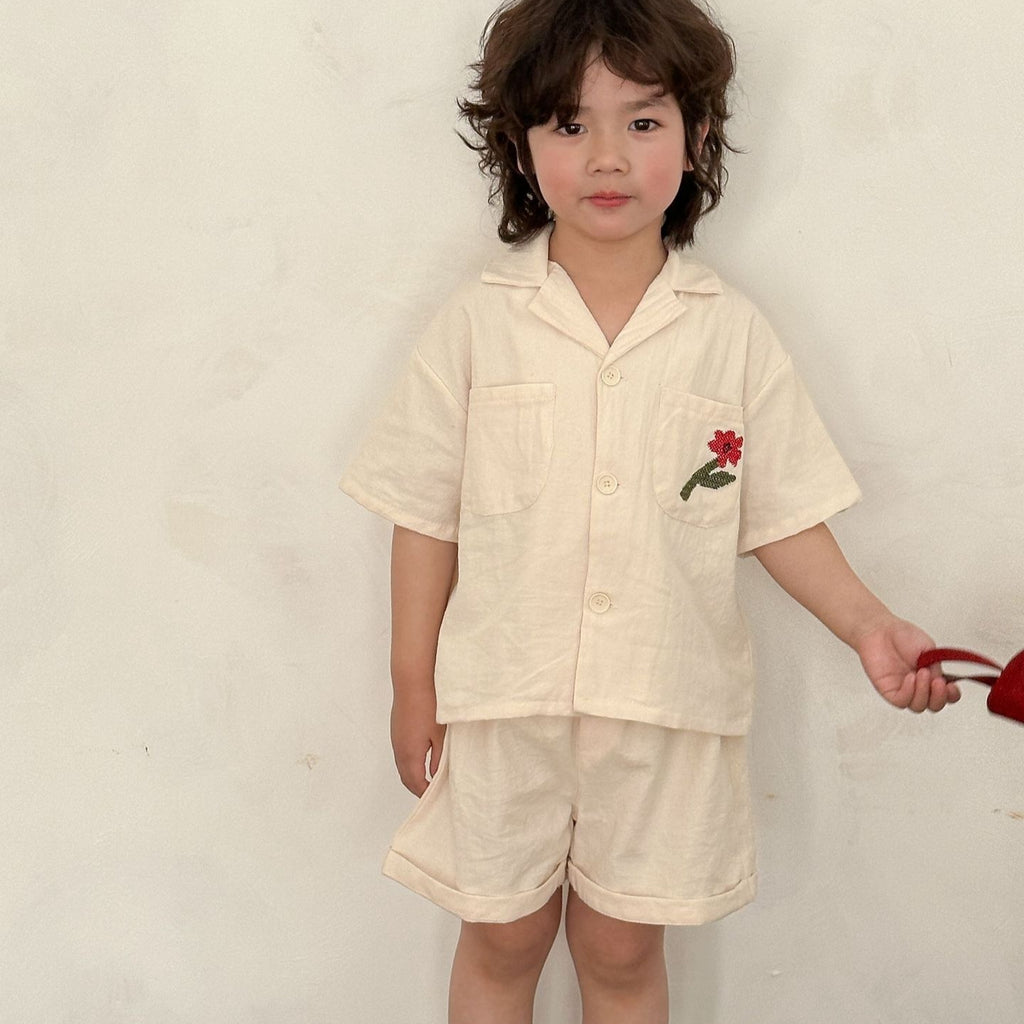 Kinder Sommer-Outfit mit Blumenmuster – Bild 8 | LuxeStyle