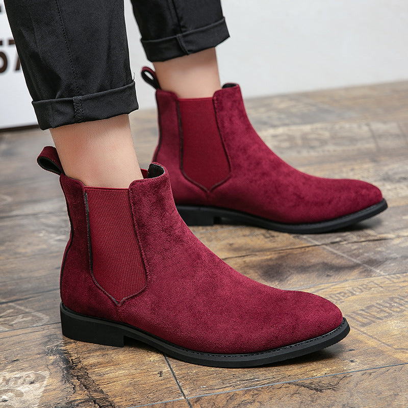 Herren High-Top-Lederboots Europäisch/Amerikanisch Gr. XXL