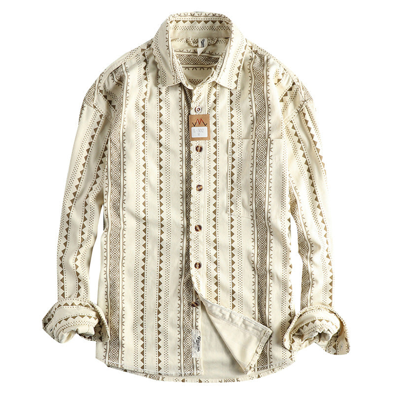 Herrenhemd mit Ethno-Muster – Bild 8 | LuxeStyle