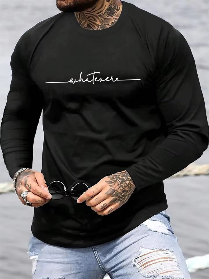 Herren-Basic Langarm T-Shirt