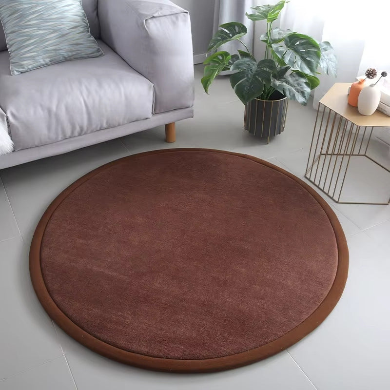 Runde, dicke Bodenmatte aus Polyester – Bild 9 | LuxeStyle