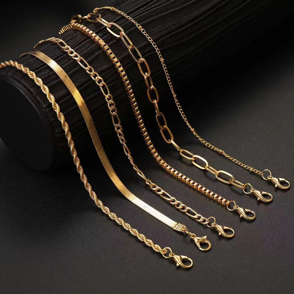 Mehrreihiges Minimalist-Armband-Set – Bild 4 | LuxeStyle