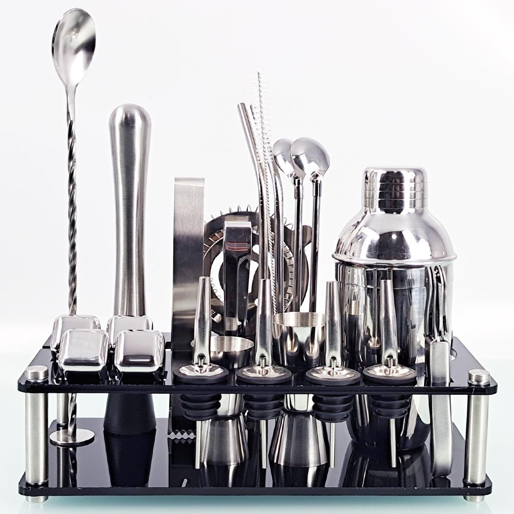 Boston Shaker Set aus Edelstahl und Acryl – Bild 2 | LuxeStyle