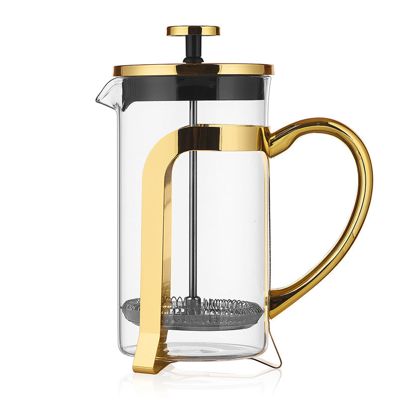 French Press Kaffeebereiter aus Borosilikatglas