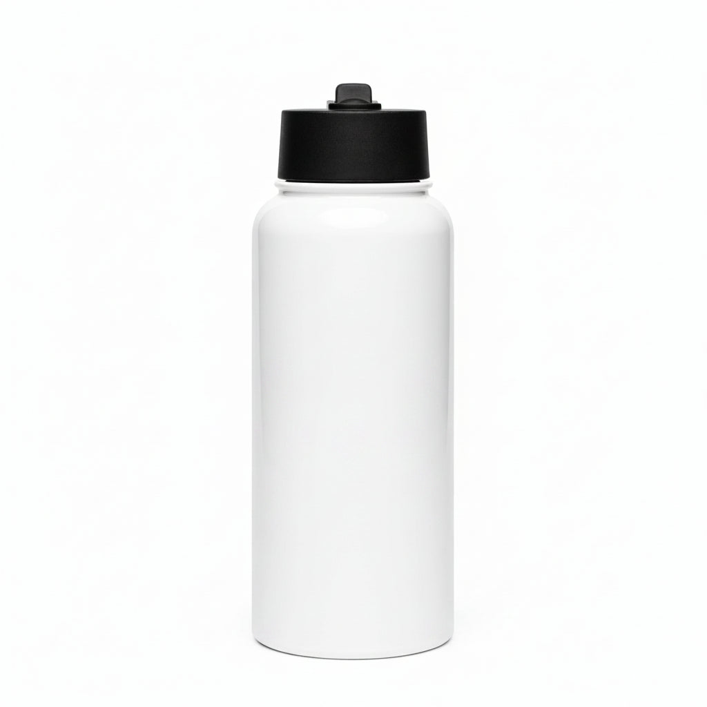 Edelstahl-Trinkflasche zum Selbstgestalten – leeres Produkt
