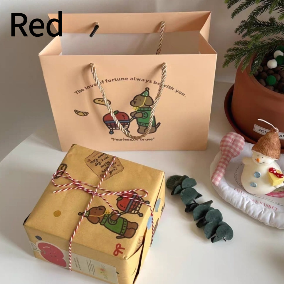 Keramiktasse mit Apfel-Welpen-Motiv